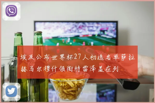 埃及公布世界杯27人初选名单萨拉赫马尔穆什领衔特雷泽盖在列
